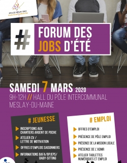 FORUM Jobs d'été MESLAY DU MAINE 2020