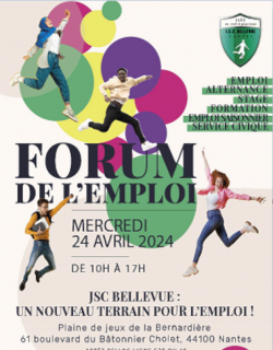 Forum emploi à la JSC Bellevue de Nantes