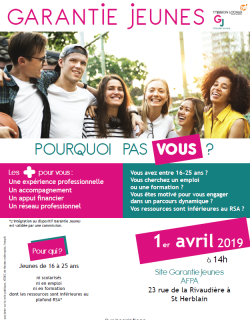 La Garantie jeunes, pourquoi pas vous ? Nantes-St Herblain