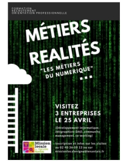 Métiers Réalités du Numérique_25 avril 2019_visites entreprises_http://www.missionlocalevignoblenantais.fr/module-Contenus-viewpub-tid-1-pid-5.html