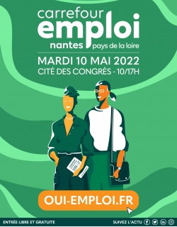 Carrefour emploi Nantes Pays de la Loire_https://www.oui-emploi.fr/fr_Cité des Congrès_10 mai 2022