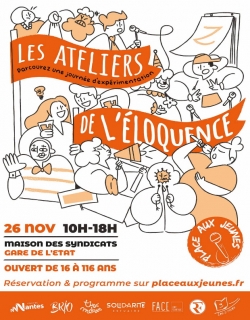 Place aux Jeunes Ateliers de l'éloquence novembre 2022