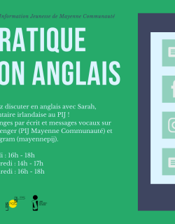 Affiche Pratique ton anglais