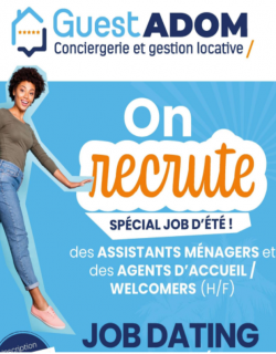 Guest Adom de Pornic recrute pour cet été