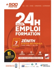 Salon 24h Emploi Formation_Saint Herblain_Zénith Nantes Métropole_7 septembre 2021_https://www.24h-emploi-formation.com/nantes-saint-herblain-2021#contact