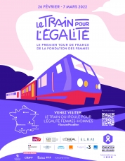 Le Train pour l'égalité_Fondation des Femmes_ 27 février 2022 Nantes_https://fondationdesfemmes.org/train-egalite/