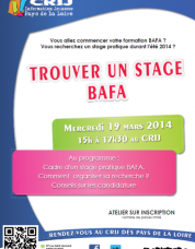 Trouver un stage BAFA - CRIJ Nantes