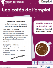 Café de l'emploi et speed dating à Nantes