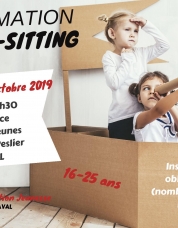 Formation baby-sitting 25 octobre 2019