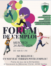 Forum emploi à la JSC Bellevue de Nantes