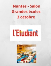 Salon des grandes écoles de l&#039;Étudiant_Nantes_Cité des congrès_3 octobre 2020_https://www.letudiant.fr/etudes/salons/nantes-salon-grandes-ecoles.html