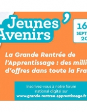Jeunes&#039; d&#039;Avenirs - La Grande rentrée de l&#039;apprentissage_16 et 17 septembre 2020