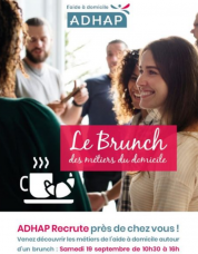 Le brunch des métiers à domicile