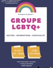 Affiche LGBTQ+ Groupe Mayenne Communauté 2020
