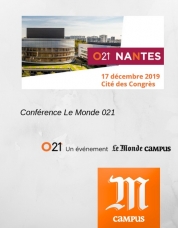 O21 s&#039;Orienter au 21ème siècle_Le Monde_Nantes 17 décembre 2019_https://www.o21.lemonde.fr/