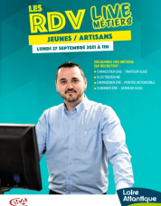 Le RDV live métiers...qui recrutent : jeunes/artisans