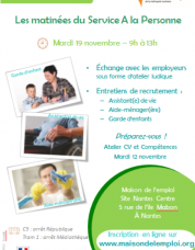 Les matinées du Service à la Personne