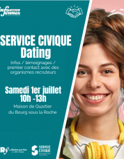 service civique dating , La Roche-sur-Yon , Vendée, recrutement