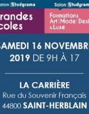 Salons Studyrama 16 novembre 2019_Grandes écoles_art mode design luxe_Saint Herblain Nantes_https://www.studyrama.com