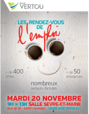 Les Rendez-vous de l'emploi ça se passe à Vertou !