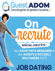 Guest Adom de Pornic recrute pour cet été