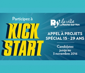 KICK START Appel à projets jeunes La Roche-sur-Yon KICK START Appel à projets jeunes La Roche-sur-Yon