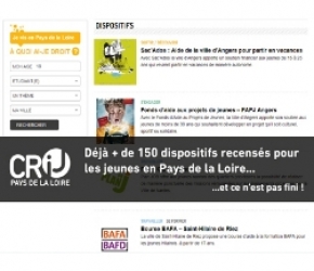 Déjà 150 dispositifs recensés par le CRIJ pour les jeunes ligériens ! Déjà 150 dispositifs recensés par le CRIJ pour les jeunes ligériens !