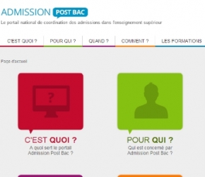 Admission post bac Admission post bac