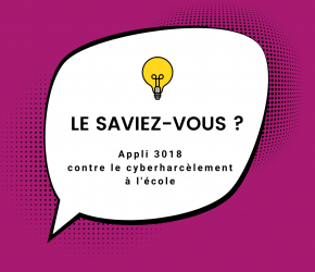 appli 3018_contre le cyberharcèlement école_https://e-enfance.org/ appli 3018_contre le cyberharcèlement école_https://e-enfance.org/