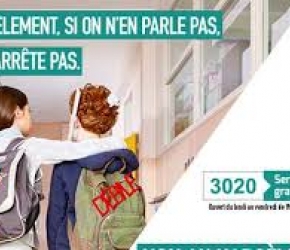 Non au harcèlement_Campagne Ministère Education nationale 2016_Nouveau n°vert 3020
