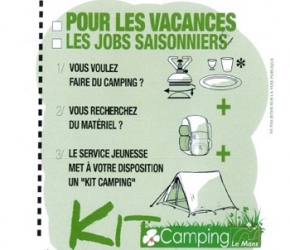 Kits camping pour les jeunes au Mans