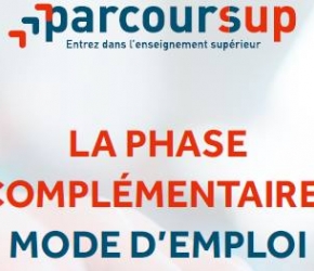 Parcoursup_Admission post bac 2018 2019_phase complémentaire_www.parcoursup.fr Parcoursup_Admission post bac 2018 2019_phase complémentaire_www.parcoursup.fr