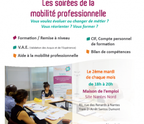 Tous les mois des soirées de la mobilité professionnelle à Nantes Tous les mois des soirées de la mobilité professionnelle à Nantes