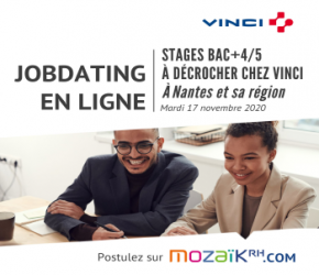 Vinci recrute ses futurs stagiaires à Nantes Vinci recrute ses futurs stagiaires à Nantes