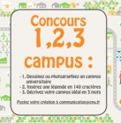 Concours &quot;1, 2, 3, Campus&quot;
