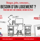 Logements CROUS Nantes Caen Rennes courte durée