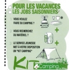 Kits camping pour les jeunes au Mans