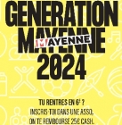 Pratique sportive et culturelle : 25 € du Département de la Mayenne