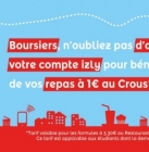 Repas U' 1 € boursier_CROUS_aides étudiantes