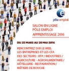 Salon virtuel apprentissage_Pôle Emploi Pays de la Loire_25 mars au 20 mai 2016